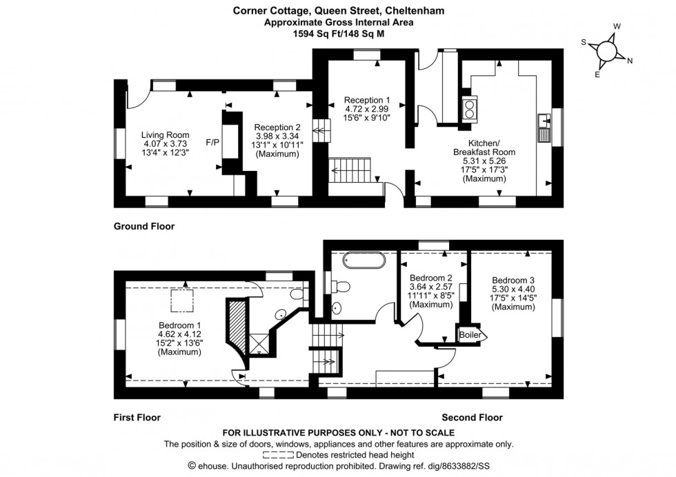 Floorplan for Queen Street, Chedworth