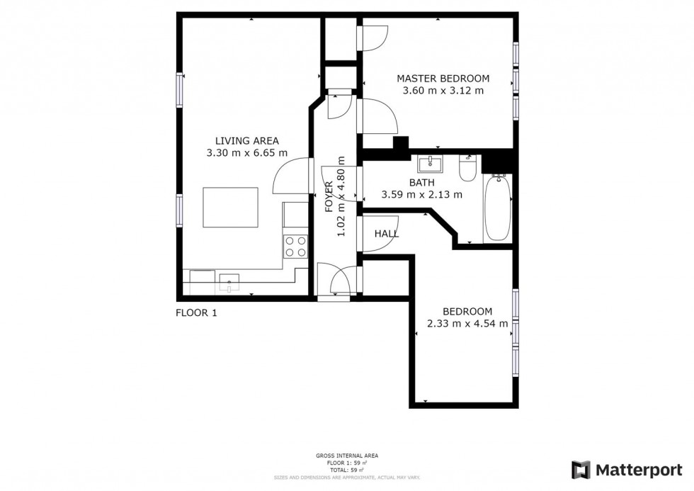 Floorplan for Longwood Court, Cirencester