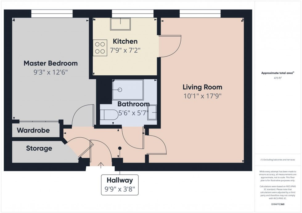 Floorplan for Somerford Road, Cirencester