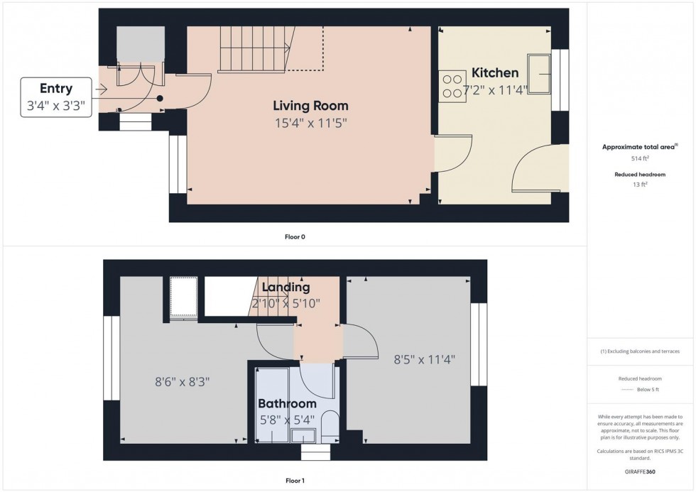 Floorplan for Queen Elizabeth Road, Cirencester