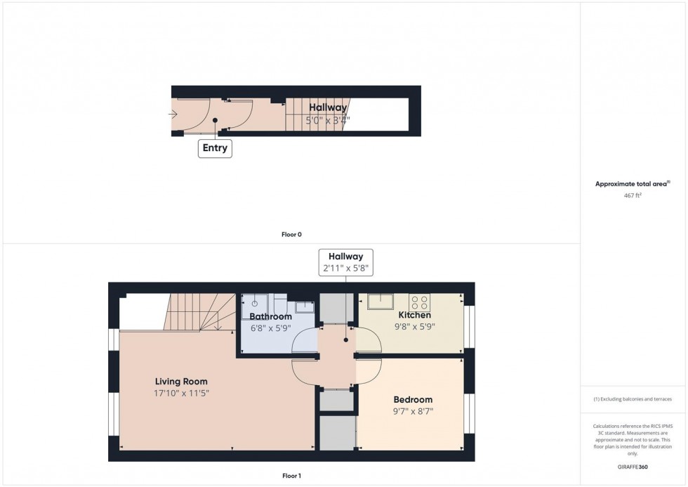 Floorplan for Haygarth Close , Cirencester