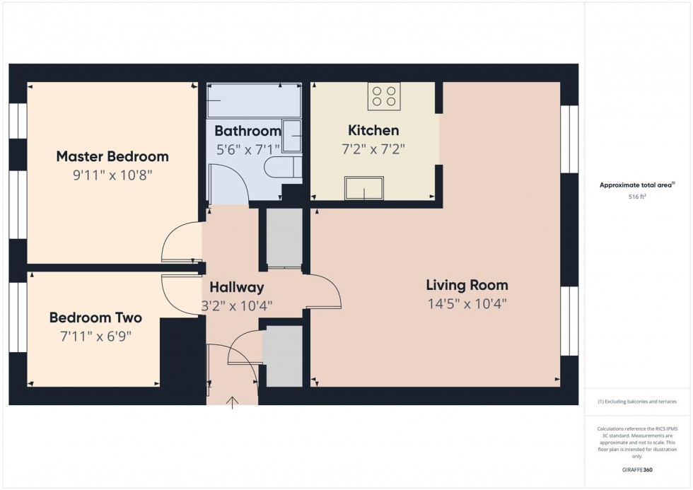 Floorplan for Kemble Drive, Cirencester
