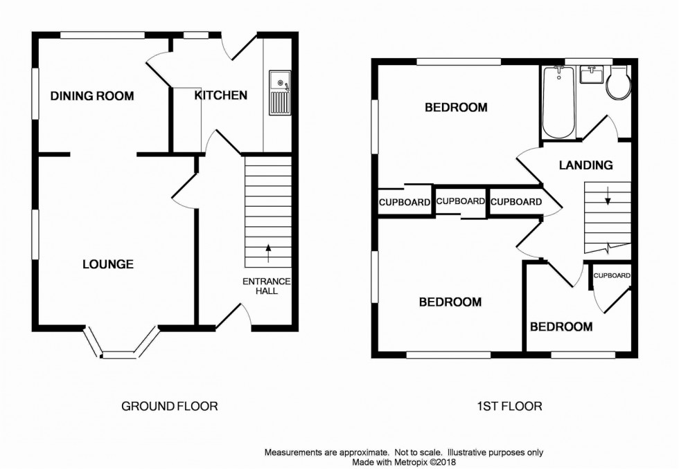 Floorplan for Garden Close, Cirencester