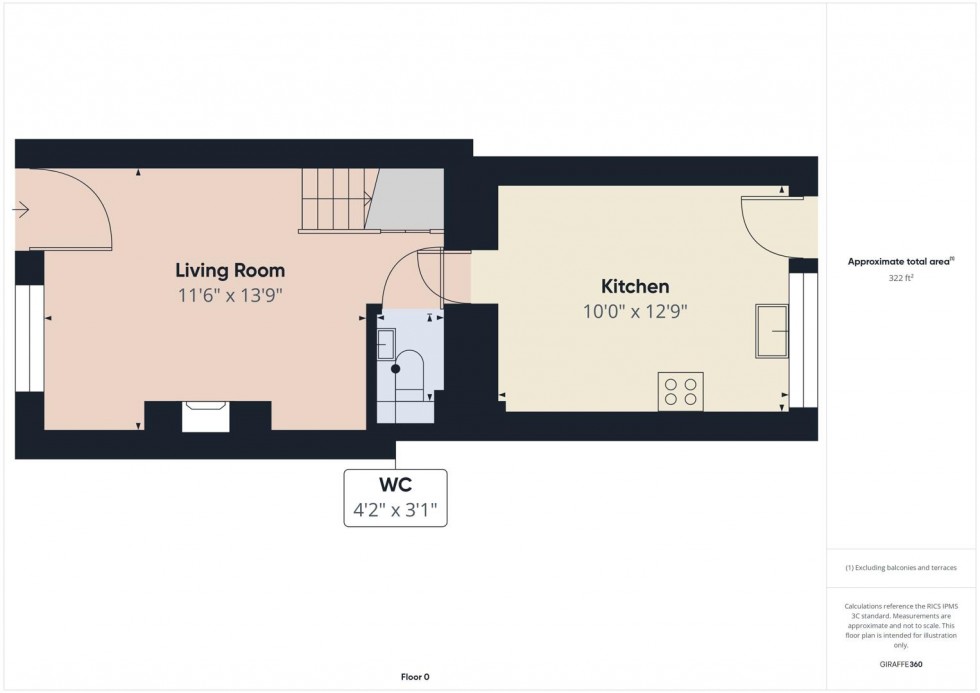 Floorplan for Watermoor Road, Cirencester