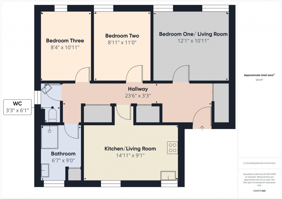 Floorplan for Abbey House, Cirencester