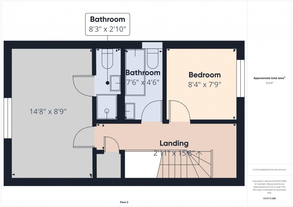Floorplan for Hanstone Close, Cirencester