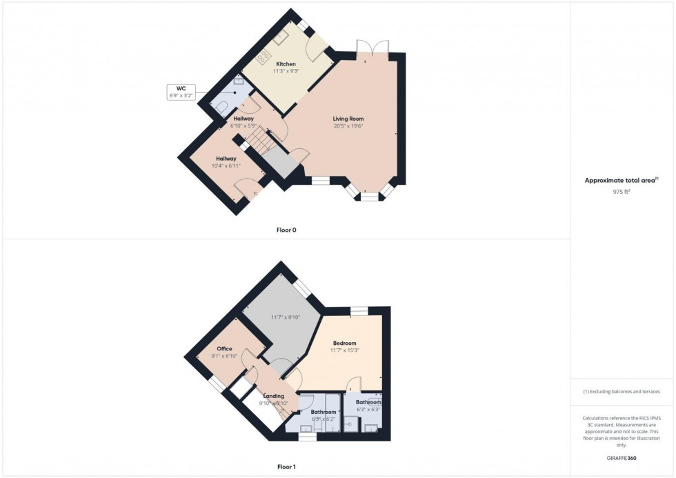 Floorplan for Moss Way, Cirencester