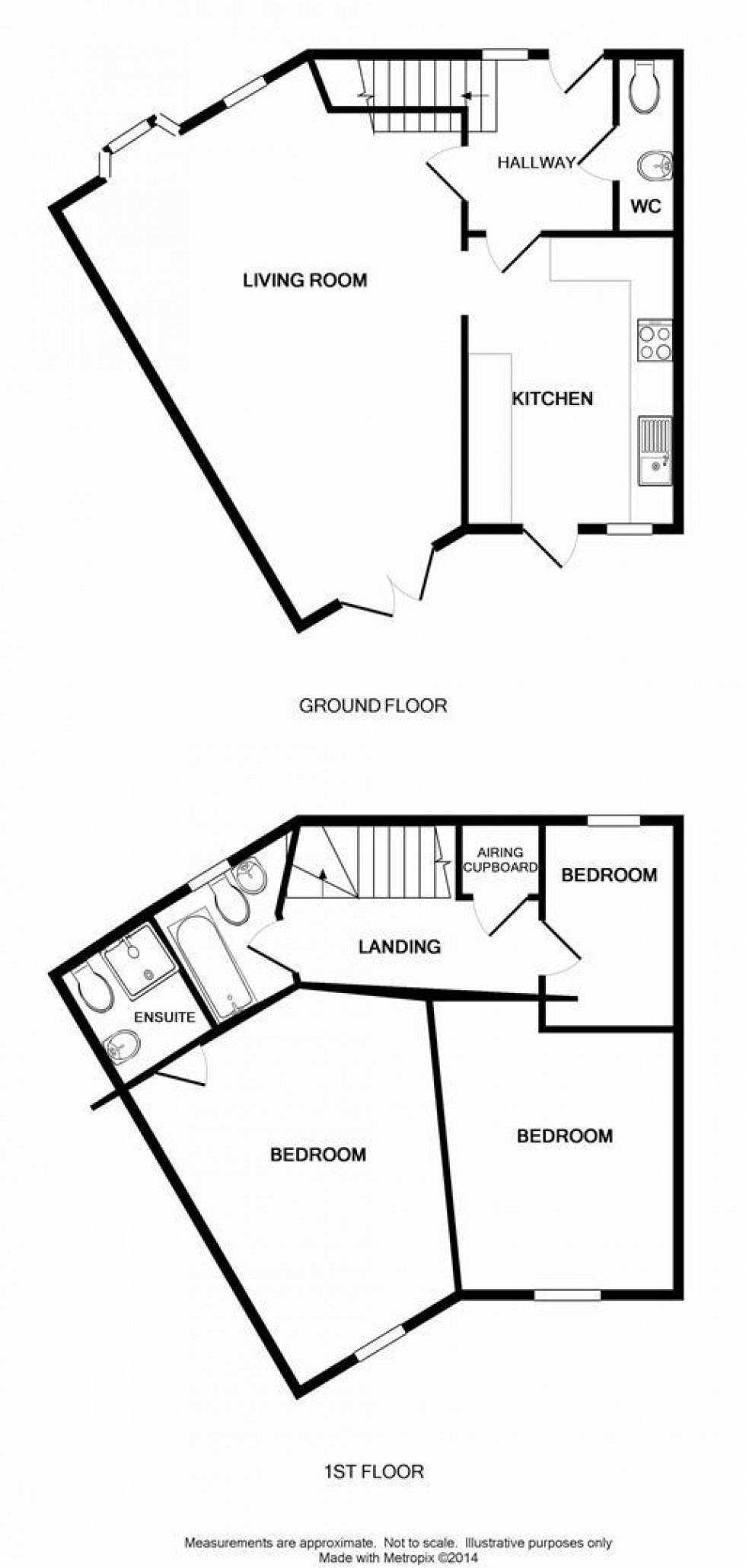 Floorplan for Moss Way, Cirencester