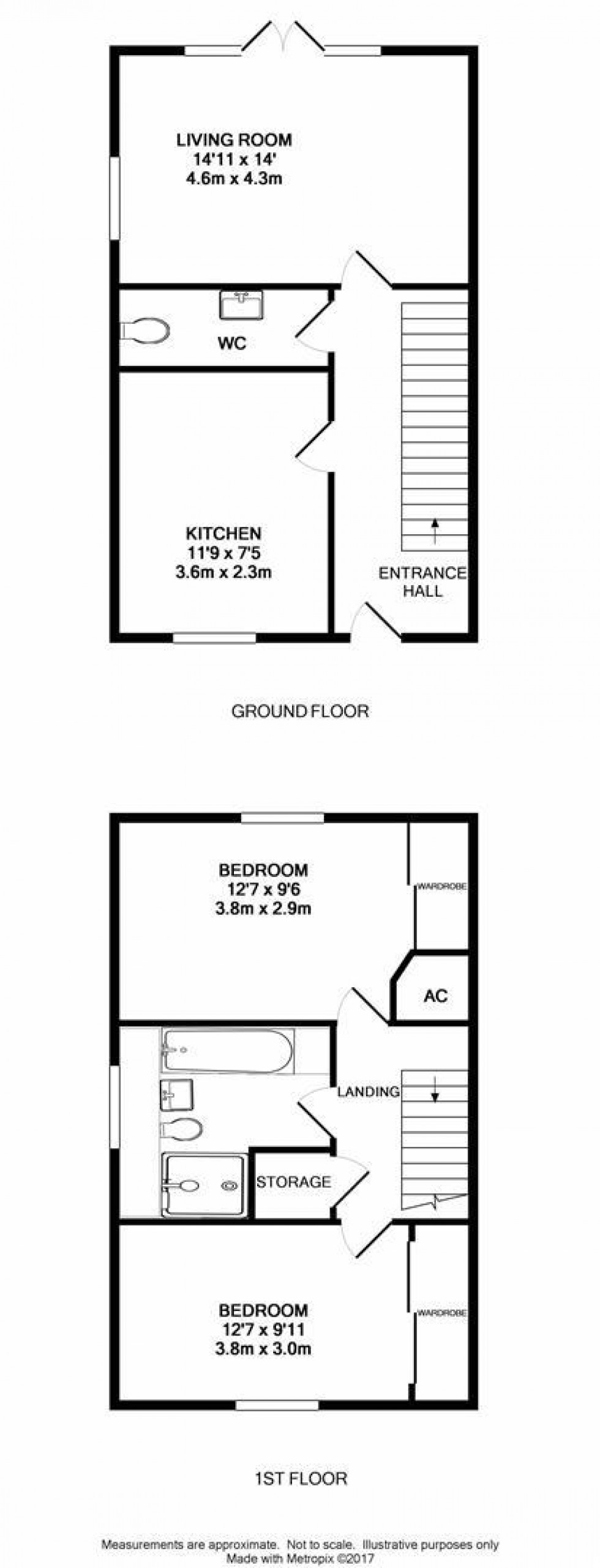 Floorplan for Buncombe Way, Cirencester