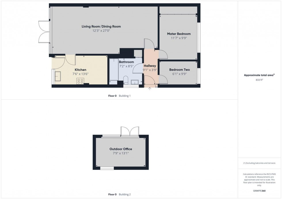 Floorplan for Overhill Road, Stratton, Cirencester