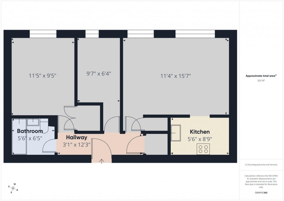 Floorplan for River Court, Cirencester